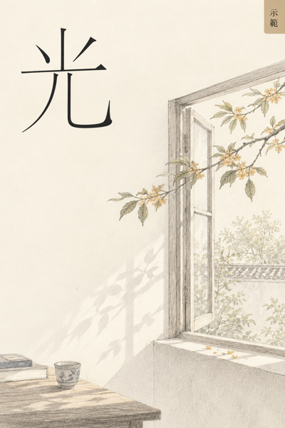 虛構示範書籍：光